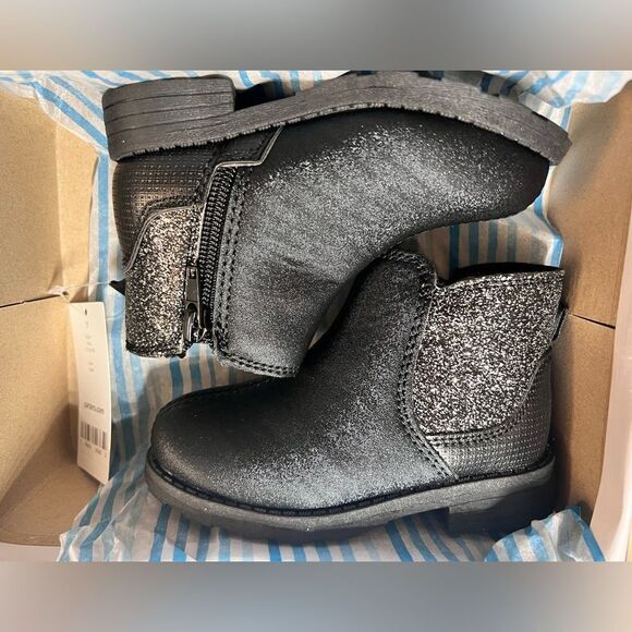 Carters rose black booties - Picture 2 of 4